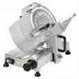 CORTADORA DE FIAMBRES POR GRAVEDAD - Mod HBS300 - Cuchilla de acero inoxidable ø 300 - Corte útil de mm L 165 x P 175 - Afilador fijo - Alimentación monofásica 230V/1/50Hz