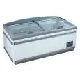 EXPOSITOR REFRIGERADO - Mod. POLO 18 - TERMÓMETRO DIGITAL - DESESCARCHE AUTOMÁTICO - CAPACIDAD LT 630 - TEMPERATURA -18°/-21°C - DIMENSIONES cm L 185 x P 85 x h 79,5 - CE