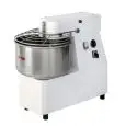 AMASADORA DE ESPIRAL CON CABEZAL FIJO - Mod. MDVE 20 - Alimentación V 400 trifásica - Capacidad de la cuba lt.22 - Peso de la masa Kg. 18 - Potencia kW 0,75 - Homologación CE