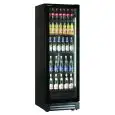 Expositor refrigerado para bebidas con capacidad Lt 360 y temperatura de 0 a +10 °C Klimaitalia ICOOL 401 BLK