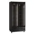 Expositor refrigerado para bebidas con capacidad de 614 litros y temperatura de 0 a +10 °C Klimaitalia ICOOL 80 BLACK