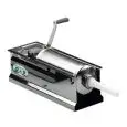 EMBUTIDORA MANUAL económica INOX mod LT8I - 8 litros en horizontal - 2 velocidades  - CE