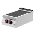 PLACA DE COCCIÓN ELÉCTRICA - Mod. IR071T0 - N. 2 placas de vitrocerámica - Alimentación trifásica 400V/3/50Hz - Potencia Kw 5 - Dimensiones cm L 40 X P 70 X H 24 - CE