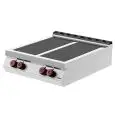 PLACA DE COCCIÓN ELÉCTRICA - Mod. IR092T0 - N. 4 placas de vitrocerámica - Alimentación trifásica 400V/3/50Hz - Potencia Kw 16 - Dimensiones cm L 80 X P 90 X H 24 - CE
