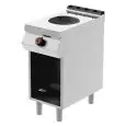 COCINA ELÉCTRICA - Mod. IW071T0 - N. 1 placas de inducción para Wok - Compartimento abierto - Alimentación trifásica 400V/3/50Hz - Potencia Kw 6 - Dimensiones cm L 40 X P 70 X H 90 - CE