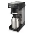 MÁQUINA DE CAFÉ DE ACERO INOXIDABLE - MOD. ISO - N. 1 SISTEMA DE INFUSIÓN - PRODUCCIÓN HORARIA Lt. 18 - TIEMPO DE PREPARACIÓN: 6 MINUTOS POR JARRA - POTENCIA W 2000 - DIMENSIONES mm. L 214 x P 391 x 465 h