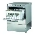 LAVAVASOS DE ACERO INOX AISI 304 18/10 - MODELO J 35 - PASO ÚTIL ALTURA MÁXIMA cm 18 - CESTA CUADRADA cm 35 x 35 - CICLO 120