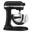 AMASADORA PLANETARIA KITCHENAID - Mod K55BM Heavy Duty Negro - Estructura de metal - N 1 cuba Lt 5,2 - Potencia 375 W - Alimentación monofásica 220-240V - Medidas cm L 28,7 x P  37,1 x H 41,9