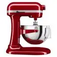 AMASADORA PLANETARIA KITCHENAID - Mod K55R Heavy Duty Rojo Imperial - Estructura de metal - N 1 cuba Lt 5,2 - Potencia 375 W - Alimentación monofásica 220-240V - Medidas cm L 28,7 x P  37,1 x H 41,9