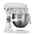 AMASADORA PLANETARIA KITCHENAID PROFESIONAL - COLOR BLANCO - Mod K7PROW - Estructura de metal - N. 1 cuba Lt 6,9 - Revoluciones por minuto de 40 a 200 - Potencia 325 W - Alimentación monofásica 220-240V - Medidas cm A 37,1 X F  28,7 X H 41,9 - Rejilla de 