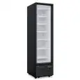 Congelador vertical modelo KILA 46, temperatura -18°C / -23°C, capacidad bruta 213 Lt, dimensiones externas 460 x 610 x 1805 mm.