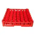CESTA CLÁSICA CON 49 COMPARTIMIENTOS CUADRADOS PARA VASOS - MOD. KIT1/7X7 - MEDIDAS CESTA cm A 50 X F 50 - COMPARTIMIENTOS MEDIDAS INTERNAS cm A 6,3 X F 6,3 - ALTURA VASOS DE cm 0 A 6,5 - Homologación CE