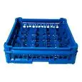 CESTA CLÁSICA CON 25 COMPARTIMIENTOS CUADRADOS PARA VASOS - MOD. KIT2/5X5 - MEDIDAS CESTA cm A 50 X F 50 - COMPARTIMIENTOS MEDIDAS INTERNAS cm A 8,8 X F 8,8 - ALTURA VASOS DE cm 6,5 A 12 - Homologación CE