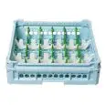 CESTA CLÁSICA CON 18 COMPARTIMIENTOS RECTANGULARES PARA TAZAS, TACITAS Y JARRAS - MOD. KIT 3X6 - MEDIDAS CESTA cm A 50 X F 50 - COMPARTIMIENTOS MEDIDAS INTERNAS cm A 7,3 X F 14,6 - Homologación CE