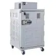 CONTENEDOR ISOTÉRMICO CON APERTURA FRONTAL - MOD. KOALA 370 RUOTE - Grupo frigorífico estático - ENCHUFABLE EN LOS MECHEROS DE COCHES - Para el transporte de productos FOOD o no FOOD fríos o a temperatura ambiente - Capacidad Lt. 370 - Medidas cm L 80 x P