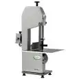 SIERRA DE CINTA PARA CORTAR HUESOS - MOD. SEOSA18T - ESTRUCTURA DE ALUMINIO ANODIZADO - ALTURA DE CORTE cm 32 - Alimentación V 230/400/50Hz TRIFÁSICA - Potencia Kw 0,75 (1,0 Hp) - Medidas Cm A 42 x F 53 x h 91 - Homologación CE