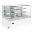 Expositor mural refrigerado - Mod LILIUM GRAB&GO SELF H 1155 - Refrigeración ventilada - Temperatura +2°C a +6°C (estante de exposición) y +4°C a +8°C (en las estanterías)
