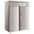 Armario frigorífico congelador en acero inox AISI 201 - Mod M-GN1410BT-FC - Gastronorm 2/1 (65 x 53 cm) - Ventilado - 2 puerte - Capacidad de 650 litros - Temperatura de -18°/-22°C - Medidas cm L 148 x P 83 x 201 H