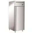 Armario frigorífico congelador en acero inox AISI 201 - Mod M-GNH610BT-FC - Gastronorm 2/1 (65 x 53 cm) - Ventilado - 1 puerta - Capacidad bruta de 605 litros - Temperatura -18° / -22°C - Medidas cm L 72,6 x P 86,4 x 215 H