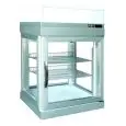 VITRINA DE ENCIMERA REFRIGERADA CON PANTALLA PANORÁMICA - MOD. TEK/95 - ESTRUCTURA EXTERIOR DE ALUMINIO OXIDADO - VIDRIO DE BAJA EMISIVIDAD - TEMPERATURA °C -5/+10 - FUENTE DE ALIMENTACIÓN MONOFÁSICA - POTENCIA W 300 - REFRIGERACIÓN VENTILADA - GAS REFRIG