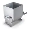 MEZCLADOR MONOPALA DE SOBREMESA - MOD. OG 20 MAN - Capacidad de la Cuba kg 20 / lt 28 - Dimensiones de la Cuba cm L 27 x P 30 - Dim. cm L 40 x P 34 x h 40,3 - CE