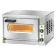 HORNO ELÉCTRICO PARA PIZZA - Mod MICROV22C - 1 cámara - Superficie de cocción de piedra refractaria - Dimensiones de la cámara cm L 40,5 x P 40,5 x H 22 - N pizzas 1 (Ø cm 33) - Potencia 2,2 kW - Monofásico