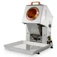 GARRAPIÑADORA DE SOBREMESA - MOD. MINI TAVOLO ELECTRIC - Armazón de cobertura inox - Capacidad de carga kg 2 - Alimentación monofásica V 220/50hz - Potencia Kw 3,3 MAX - Medidas Cm L 45 X P 75 X h 70