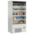 EXPOSITOR MURAL REFRIGERADO - MOD. MURALES 10 W - IDEAL PARA LA EXPOSICIÓN DE BEBIDAS, PRODUCTOS LÁCTEOS, PRODUCTOS PREEMPACADOS - CAPACIDAD DE 657 LITROS - TEMPERATURA 0°/+4°C - VENTILADO - MEDIDAS cm L 98,5 x P 64 x h 198,5 - Norma CE