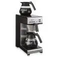 MÁQUINA DE CAFÉ DE ACERO INOXIDABLE - MOD. MATIC - N. 2 PLACAS CALIENTES - N. 1 SISTEMA DE INFUSIÓN - PRODUCCIÓN HORARIA Lt. 15 - TIEMPO DE PREPARACIÓN: 6 MINUTOS POR TERMO - POTENCIA W 2140 - DIMENSIONES mm. L 195 x P 406 x 446 h