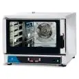 HORNO ELÉCTRICO DE CONVECCIÓN PARA GASTRONOMÍA Y PASTELERÍA - MOD. FED 4 DIG - CONTROL DIGITAL - CON VAPOR DIRECTO - 9 PROGRAMAS DE COCCIÓN - ALIMENTACIÓN TRIFÁSICA 400V/3/50Hz - POTENCIA KW 5,45 - CAPACIDAD: 4 X (GN 1/1 ; 60X40) - Dim. cm L 84 X P 91 X h