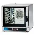 HORNO ELÉCTRICO DE CONVECCIÓN PARA GASTRONOMÍA Y PASTELERÍA - MOD. FED 6 DIG - CONTROL DIGITAL - CON VAPOR DIRECTO - 9 PROGRAMAS DE COCCIÓN - ALIMENTACIÓN TRIFÁSICA 400V/3/50Hz - POTENCIA KW 7,65 - CAPACIDAD: 6 X (GN 1/1 ; 60X40) - Dim. cm L 84 X P 91 X h