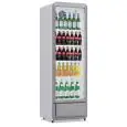 Vitrina refrigerada ventilada para bebidas modelo NORA 380, capacidad 377 l y temperatura +1°C/+10°C.