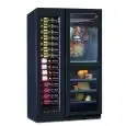 Vitrina refrigerada para vino, embutidos y quesos con capacidad Lt 840 y temperatura de +2 a +20 °C y (2x) de 0 a +20 °C Klimaitalia NORCIA 290 3T