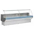 Mostrador de alimentos neutros (sin unidad y sin evaporador) - Mod PATAGONIA NEU - Profundidad de superficie de pantalla: 74 cm