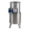 PELADORA DE PATATAS Y ZANAHORIAS - MOD PL8CE - CAPACIDAD DE CARGA Kg 8 - PRODUCCIÓN HORARIA Kg 250 - POTENCIA Kw 0,55 - ALIMENTACIÓN MONOFÁSICA O TRIFÁSICA