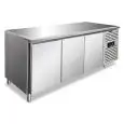 Mesa refrigerada para pastelería modelo PXF 3100 ATN, temperatura -2°C / +8°C, capacidad bruta 635 Lt, dimensiones exteriores 2020 x 800 x 860 mm.