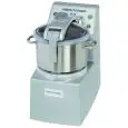 CUTTER DE SUELO - Mod. R 15 - Capacidad de la Cuba de acero inox lt 15 - Capacidad de porciones de 50 a 250 - 2 velocidades - Potencia W 3000 - Dimensiones cm L 37 x P 61,5 x 68h