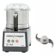 CUTTER DE SOBREMESA - Mod. R 2 - Capacidad de la Cuba de acero inox lt 2,9 - Capacidad de porciones de 10 a 20 - Potencia W 550 - Dimensiones cm L 24,5 x P 30,5 x 38h