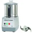 CUTTER DE SOBREMESA - Mod. R 4 1500 - Capacidad de la Cuba de acero inox lt 4,5 - Capacidad de porciones de 10 a 50 - 1 velocidad - Potencia W 700 - Dimensiones cm L 22,6 x P 30,4 x 44h