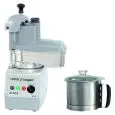 COMBI CUTTER Y CORTADORA DE VERDURAS PROFESIONAL - Mod. R 402 - Capacidad de la Cuba de acero inox lt 4,5 - Capacidad de porciones de 20 a 100 - 2 velocidades - Potencia W 750 - Dimensiones cm L 32 x P 30,4 x 59h