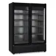 ARMARIO MURAL REFRIGERADO - VENTILADO - Mod. ROMA 124 TN BLK - CAPACIDAD BRUTA Lt 988 - TEMPERATURA 0/+10°C - DIM. cm L 124,5 x P 72,7 x H 196,7