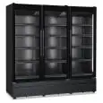 ARMARIO MURAL REFRIGERADO - VENTILADO - Mod. ROMA 187 TN BLK - CAPACIDAD BRUTA Lt 1523 - TEMPERATURA 0/+10°C - DIM. cm L 187,3 x P 72,7 x H 196,7