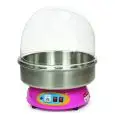 MÁQUINA DE ALGODÓN DE AZÚCAR - MOD. RS585 - CUBA DE ACERO INOX - CAMPANA DE POLICARBONATO - MOTOR ANTIVIBRACIONES - POTENCIA 1080 W - ALIMENTACIÓN 230 V MONOFÁSICA - DIMENSIONES cm Ø VASCA 53 x H 61 (CON CUPOLA)