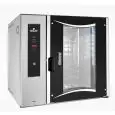 HORNO ELÉCTRICO MIXTO DE CONVECCIÓN CON VAPOR INDIRECTO CON BOILER, CARRO GIRATORIO FIJO Y MANDOS DIGITALES - Cod. ROTORBAKE/E2 - PARA PASTELERÍA Y PANADERÍA - Capacidad bandejas n. 10 cm 40 x 60, 46 x 66 O 50 x 70  - Potencia kW 16 - Alimentación 400 V 5