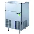 MÁQUINA DE HIELO EN CUBITOS HUECOS - Mod SEI100 - CAPACIDAD DEL CONTENEDOR 30 kg - PRODUCCIÓN CON MOTOR ENFRIADO POR AIRE HASTA 100 kg/24 h - PRODUCCIÓN CON MOTOR ENFRIADO POR AGUA HASTA 100 kg/24 h - Dimensiones cm L 67 x P 59,5 x H 89,2/98,4