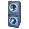 SECADORA ROTATIVA INDUSTRIAL APILABLE A CIRCUITO CHIUSO - MOD. FET 16 E TW CC - TAMBOR de ACERO INOX - CALENTAMIENTO ELÉCTRICO - Ordenador programable por el Usuario - Inversión de rotación de la TAMBOR - 5 Programas de trabajo - Capacidad Kg 16 + 16 - Ve