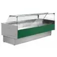 Mostrador vitrina para alimentos refrigerado - Mod M 800 FA - Ventilado - Temperatura mínima de trabajo °C +3/+5 - Profundidad estante exposición: 66 cm
