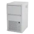 FABRICADOR DE HIELO EN CUBITOS MACIZOS CON SISTEMA SPRAY - Cod. TM35Q - TIPO DE CUBITO: S - CUBITO gr 14 - PRODUCCIÓN DE HASTA kg 20/24 h - Dim. cm L 35,5 x P 40,4 x H 59 - Homologación CE