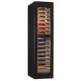 Vitrina refrigerada para vino con capacidad Lt 385 y temperatura +2° / +12 ° C / +12° / +20 ° C Klimaitalia UY 105 2VD