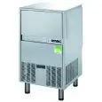 MÁQUINA DE HIELO EN CUBITOS NUGGET - Mod SMH 80 - ADAPTO PARA LA PREPARACIÓN DE COCTELES y LONG DRINKS - Capacidad del contenedor Kg 25 - Producción hasta por aire Kg 85/24 h - Producción hasta por agua Kg 85/24 - Medidas cm L 52,9 x P 62,6 x H 79,1/88,3
